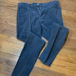 Loft Gray Corduroy Pants